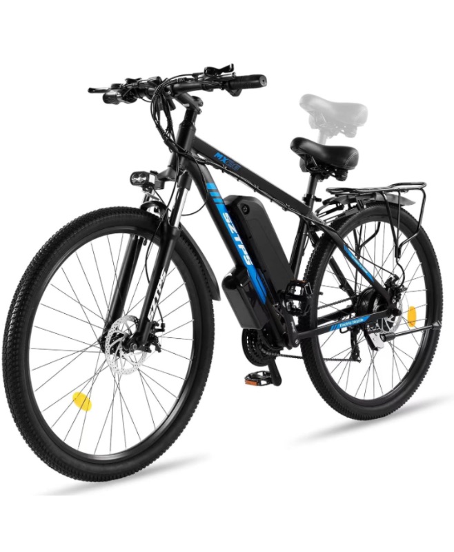 Photo 1 of 29" Electric Bike for Adults, 750W Electric Mountain Bicycle Max 30Mph 60Miles, 48V Electric Commuter Bicycle with 16Ah Removable Battery,21 Speed City E-Bike for Men Women Adult