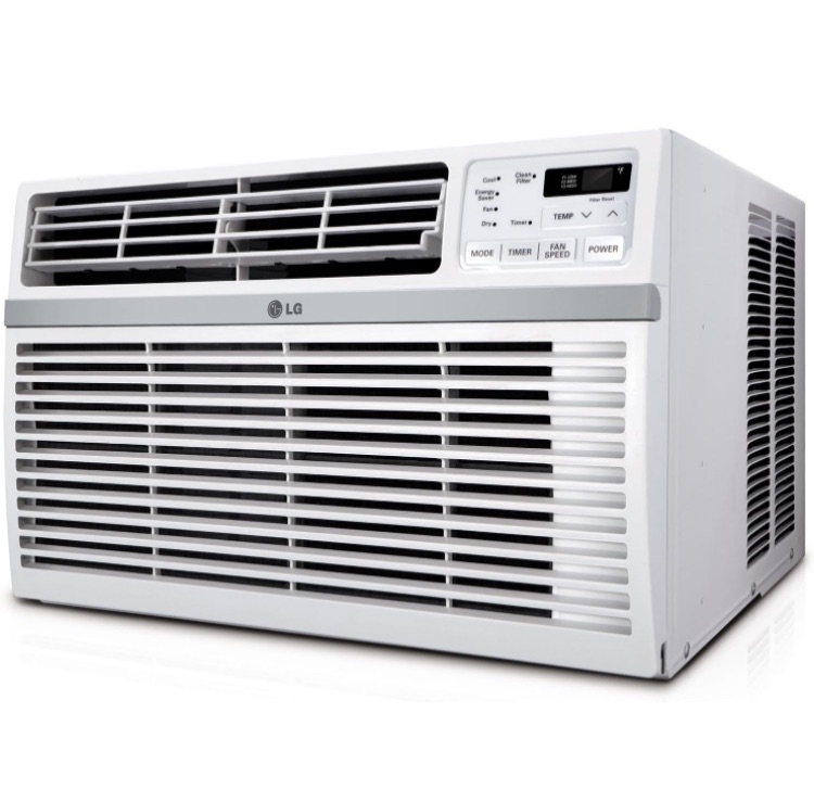 Photo 1 of ***see notes***LG 8,000 BTU Window Air Conditioner, 115V, Cools 340 Sq.Ft. for Bedroom, Living Room, Apartment, Quiet Operation, Electronic Control with Remote, 3 Cooling & Fan Speeds, Auto Restart, White