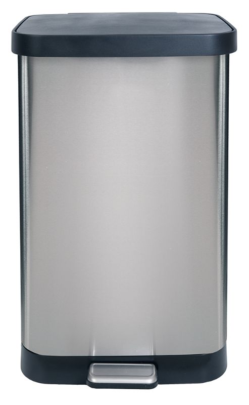 Photo 1 of 20 Gal. Stainless Steel Step Can with Antimicrobial Lid