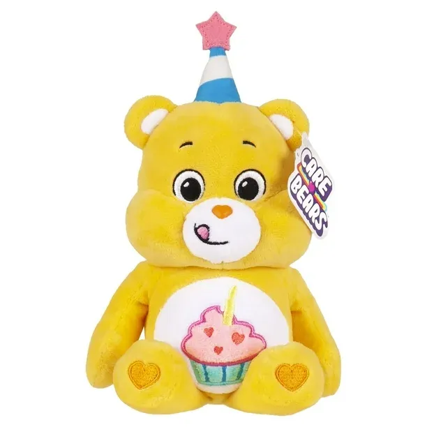 Photo 1 of Care Bears 9" Bean Plush (Glitter Belly) - Funshine Bear - Soft Huggable Material!