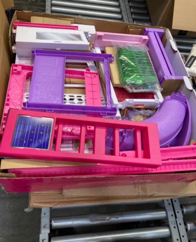 Photo 2 of Barbie DreamHouse, Doll House Playset with 70+ Accessories Including Transforming Furniture, Elevator, Slide, Lights & Sounds