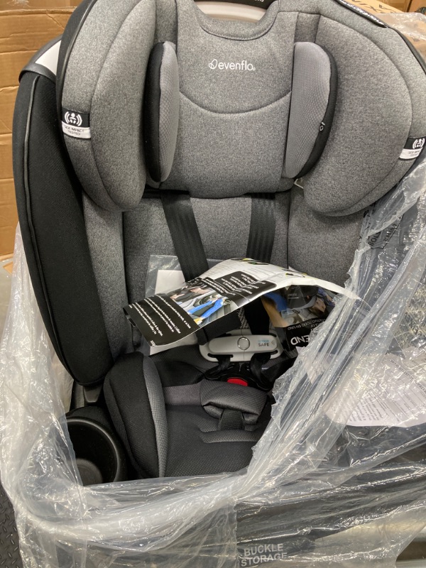 Photo 1 of Evenflo Gold Revolve360 Extend All-in-One Rotational Car Seat with SensorSafe (Moonstone Gray) Gold Revolve Extend Sensorsafe Moonstone Gray