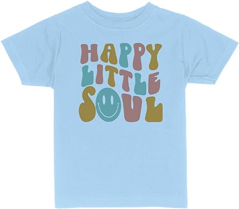 Photo 1 of Happy Little Soul Toddler Kids T-Shirt (BLUE)
