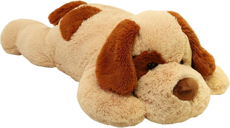 Photo 1 of 26.8 inch 5 lbs Dog Weighted Stuffed Animals, Large Weighted Plush Animal, Cute Plush Toy Pillow, Gifts for Adults, Kids, Boys and Girls