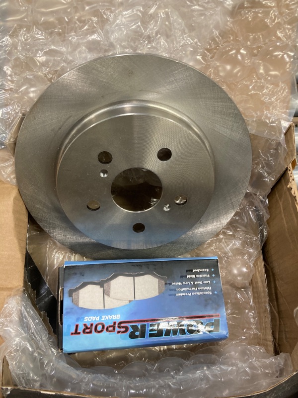 Photo 2 of PowerSport Rear Brakes and Rotors Kit |Rear Brake Pads| Brake Rotors and Pads| Ceramic Brake Pads and Rotors - BLBR.44152.02