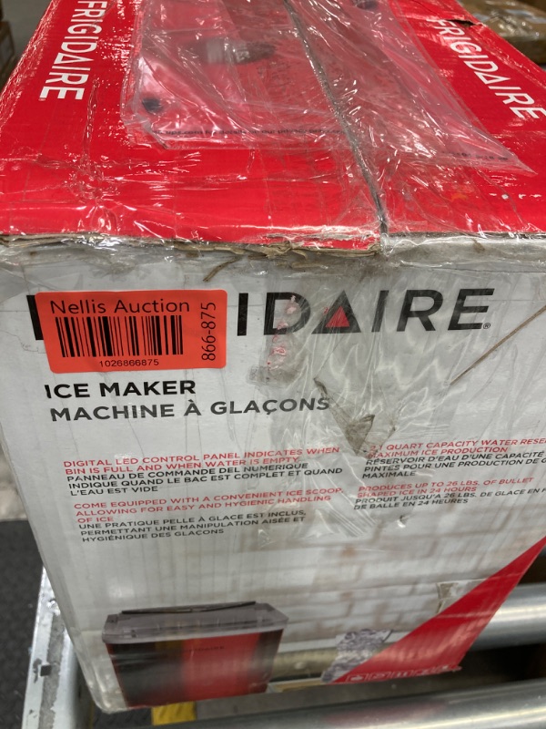 Photo 4 of ***PARTS ONLY, NONFUNCTIONAL***Frigidaire EFIC121-SSRED Ice Maker, Red Stainless