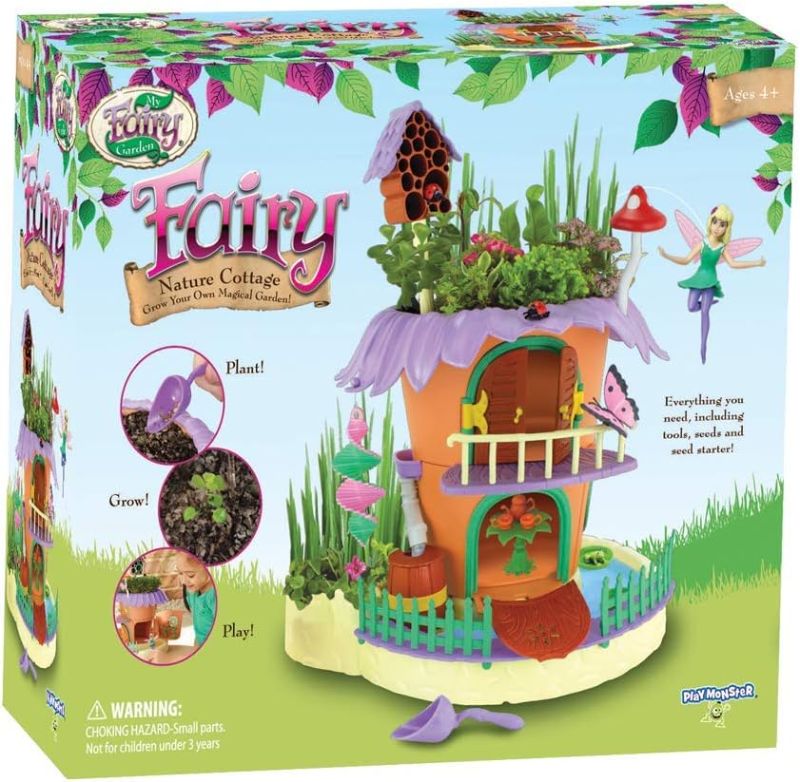 Photo 1 of My Fairy Garden — Nature Cottage Toy Figurine and Plant Kit — Grow Your Own Magical Garden with Fairy Isla — Ages 4+