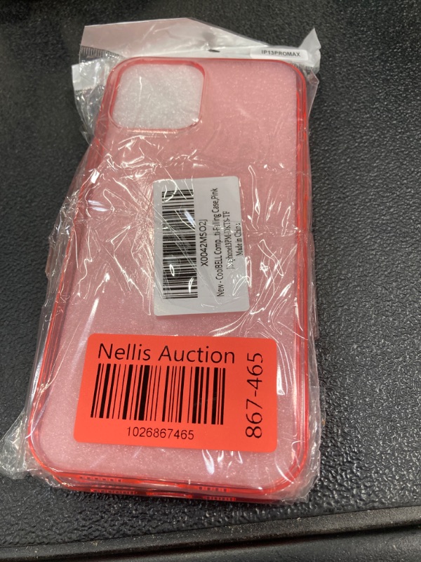 Photo 1 of *** 2 PK *** Compatible with iPhone 13 Pro Max 6.7 Inches Clear Case, Lightweight Soft TPU Camera Lens Body Protection Covered with Military-Grade Anti-Falling Case,Pink iphone 13 pro max pink