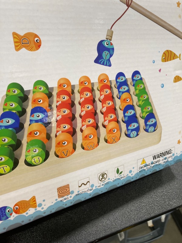 Photo 3 of Educational Magnetic Fishing Toy for Ages 2+ - Letters, Numbers, STEM Learning