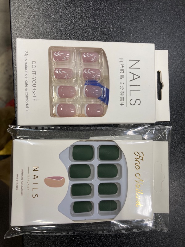 Photo 1 of 2 PACK BUNDLE OF PRESS ON NAILS 