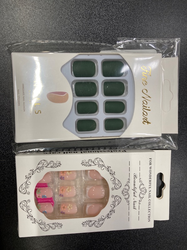 Photo 1 of 2 PACK PRESS ON NAILS//2 DESIGNS 