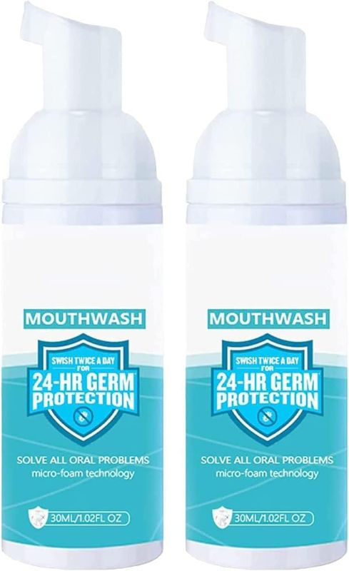 Photo 1 of 2 PACK BUNDLE///2 Bottle Mouthwash, Calculus Removal, Healing Mouth Ulcers, Eliminating Bad Breath, Prevents and Treats Cavities,Natural Tooth Whitening Foam,Tooth Regeneration