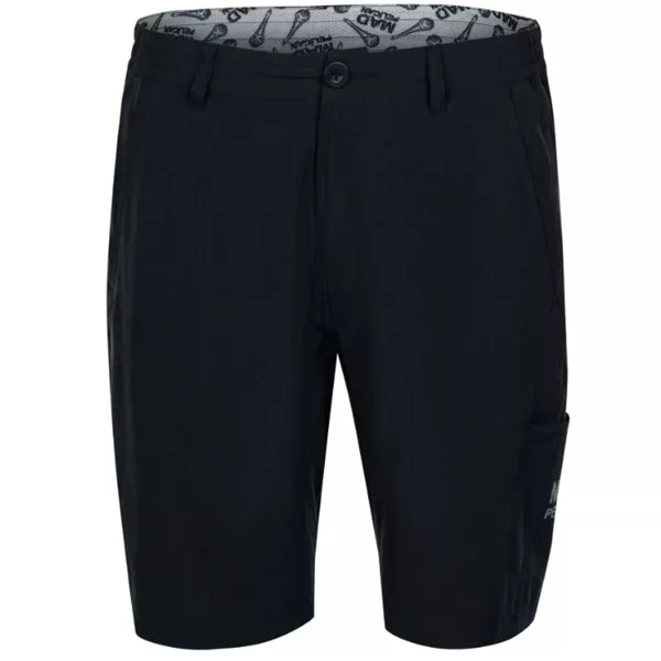 Photo 1 of MAD PELICAN Men's Donnie's Walking Short "Welcome Aboard" Black - X-Large