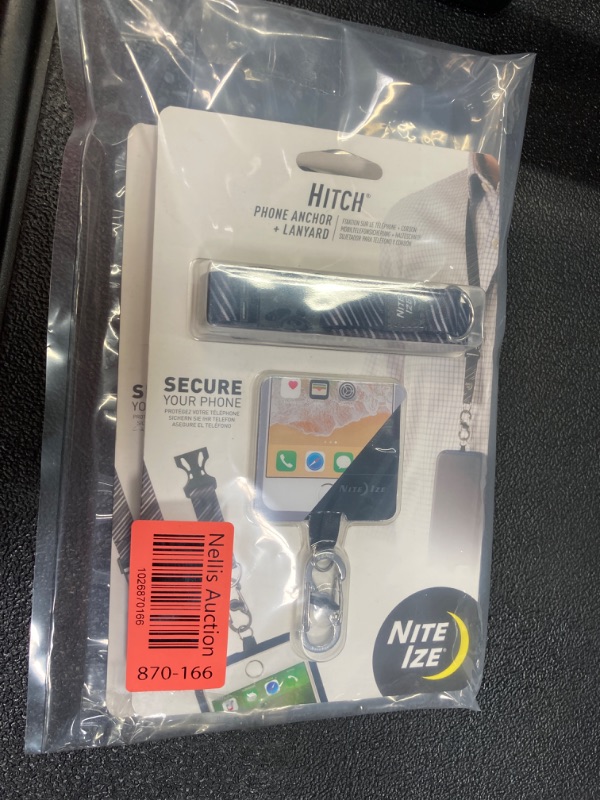 Photo 1 of Nite Ize Hitch Black Phone Anchor and Lanyard For Universal - 2pk bundle