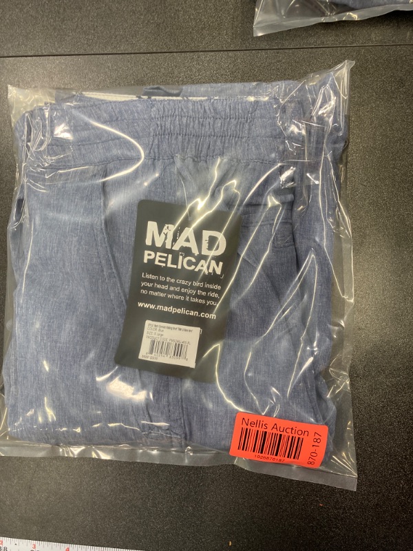 Photo 2 of Mad Pelican Wish U were Here Donnie's Walking Shorts - Blue X-Large Blue