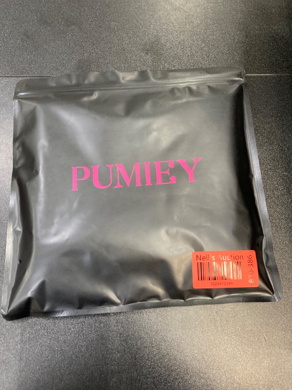 Photo 1 of PUMIEY Women's Deep V Neck Sleeveless Tank Top Sexy Double Lined Going Out Tops Smoke Cloud Pro Collection Small Jet Black