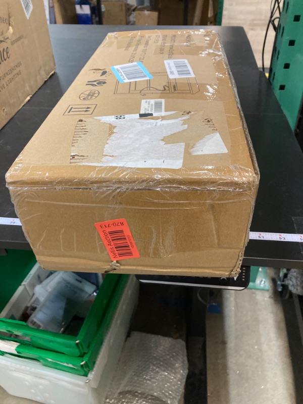 Photo 1 of GGWEW Small Side Table for Small Spaces, Narrow End Table with Charging Station, Sturdy Tables with Storage Shelf and Magazine Rack for Living Room, Bedroom, Easy to Assemble, Black 1 PACK Black Wood