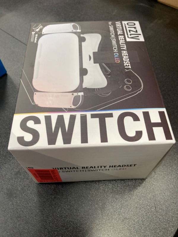 Photo 1 of Orzly VR Headset Designed for Nintendo Switch & Switch OLED Console with Adjustable Lens for a Virtual Reality Gaming Experience and for Labo VR - White - Gift Boxed Edition