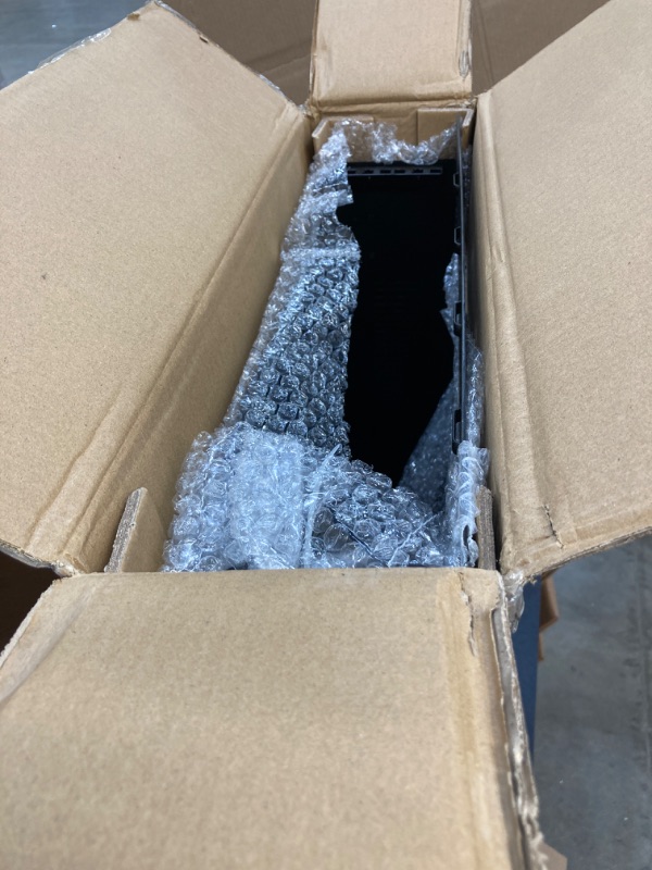 Photo 1 of 2U Vertical/Horizontal Wall Mountable Server Rack, with Vented Enclosure for 19" IT Equipment, Cable Modems, Telecom, A/V, Black