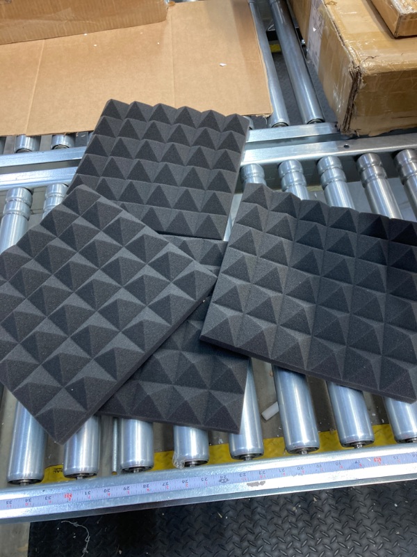 Photo 1 of 18-Pack Sound Proof Foam Panels for Walls 12X12X2" Acoustic Foam Panels