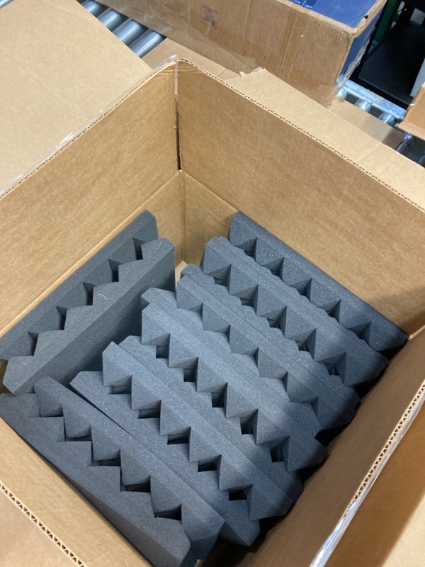 Photo 2 of 18-Pack Sound Proof Foam Panels for Walls 12X12X2" Acoustic Foam Panels