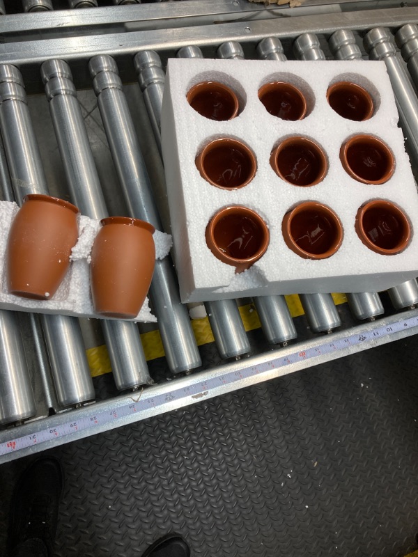 Photo 1 of 18 Sets Cantaritos De Barro Mexicanos 16 oz Cantaritos Shooters Pottery Taco Tuesday Mexican Clay Cup Fiesta De Barro Mexicanos Cocktail Cups Cocktail Glasses for Margaritas Mojitos
