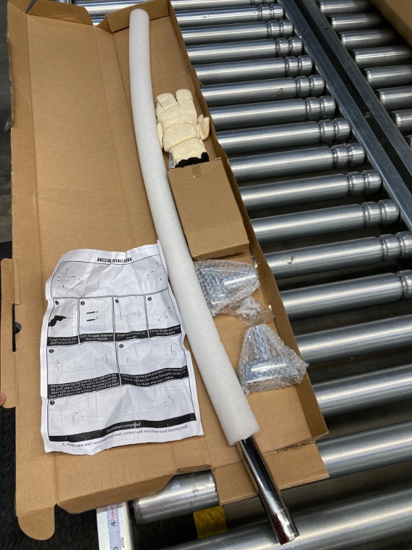 Photo 1 of SHOWER CURTAIN ROD STAINLESS STEEL