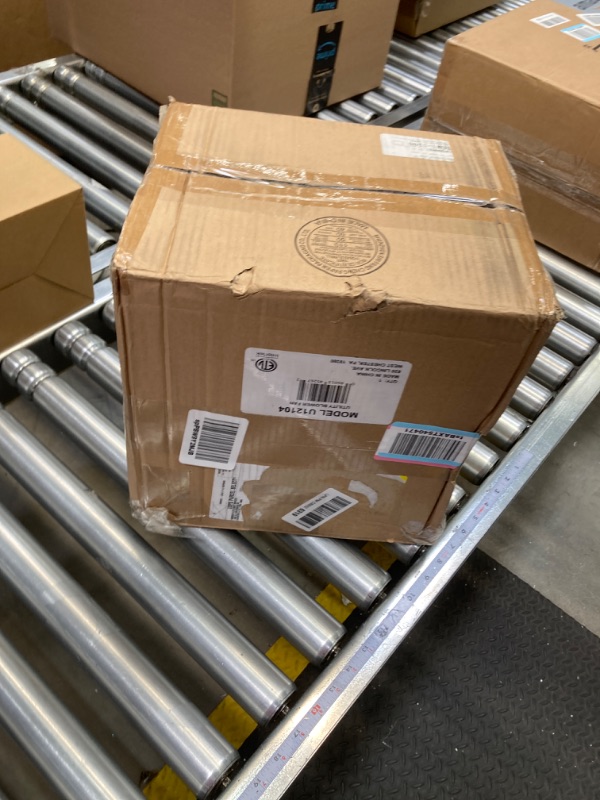 Photo 1 of Lasko U12104 High Velocity Pro Pivoting Utility Fan for Cooling, Ventilating, Exhausting and Drying at Home, Job Site and Work Shop, Black 12104 12.2 x 9.6 x 12.3 inches