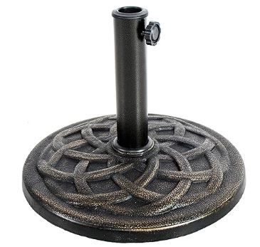 Photo 1 of **MISSING NOZZLE OR SCREW ***BACKYARD EXPRESSIONS PATIO · HOME · GARDEN 911554 21 Pound Umbrella Base, Bronze