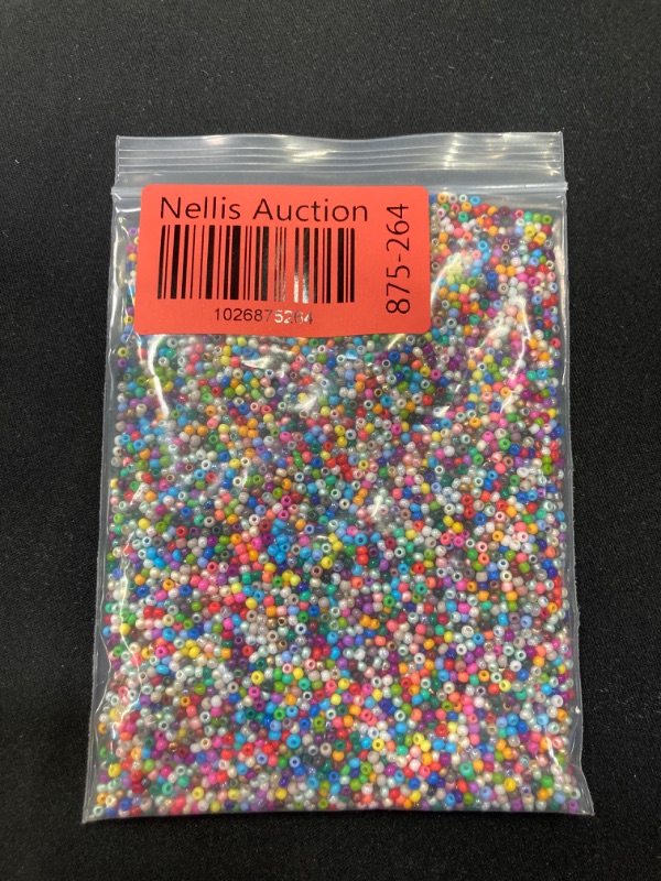 Photo 2 of 10000pcs Glass Seed Beads Bulk,2mm 12/0 Craft Seed Beads Small Pony Beads for DIY Craft Projects Bracelets Necklace Jewelry Making - Multicolored Waist Beads Spacer Beads with Tweezers Multicolour 2mm