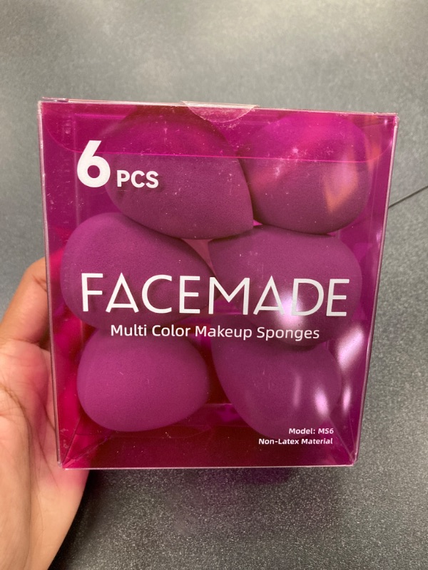 Photo 2 of ***SEE PHOTOS FOR COLOR***6 PCS Makeup Sponges Set, Makeup Sponges for Foundation, Latex Free Beauty Sponges, Flawless for Liquid, Cream and Powder, Super Soft Blending Sponge, Chill