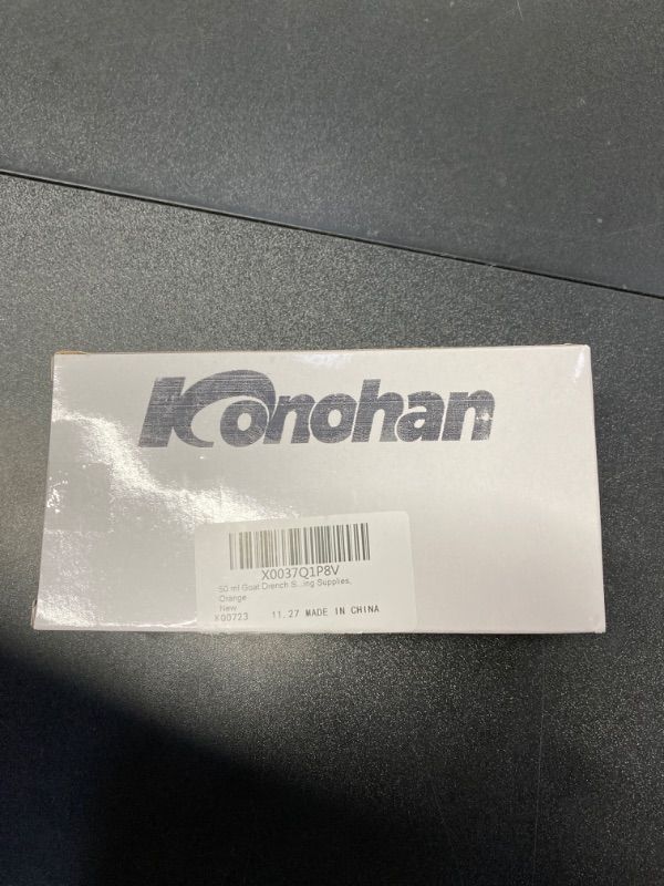 Photo 1 of 50 ml Goat Drench Syringe with 3 Drench Nozzle Adjustable Dosage Drencher Reusable Syringes for Cattle Sheep Goats Pig Horse Feeding Supplies, Orange