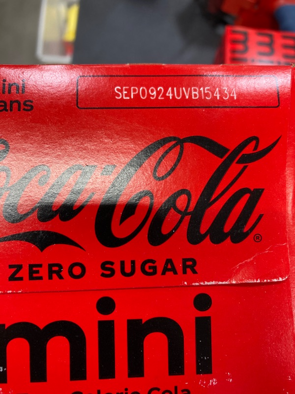 Photo 3 of COCA COLA ZERO SUGAR MINI 10 PACK//EXP SEP 9. 2024