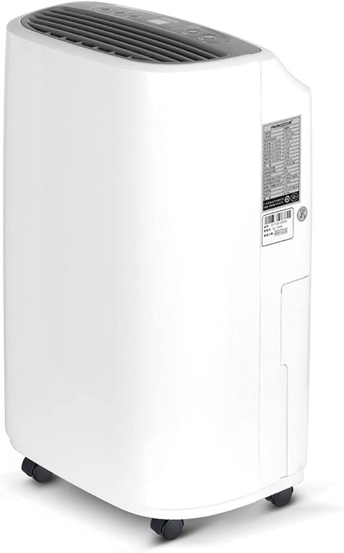 Photo 1 of 1500 Sq Ft Dehumidifier for Home Basements Bathroom Bedroom 1.8L water tank Dehumidifiers with Drain Hose for Medium to Large Room