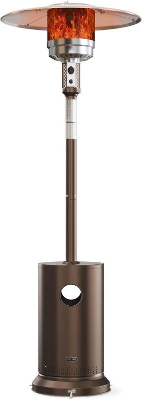 Photo 1 of 
EAST OAK 48,000 BTU Patio Heater for Outdoor Use With Round Table Design, Double-Layer Stainless Steel Burner and Wheels, Outdoor Patio Heater for Home and Commercial, Bronze, 31.9" x 31.9" x 86.6"











