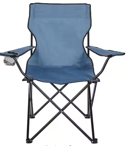 Photo 1 of 
Basic Size Blue Metal Folding Chair