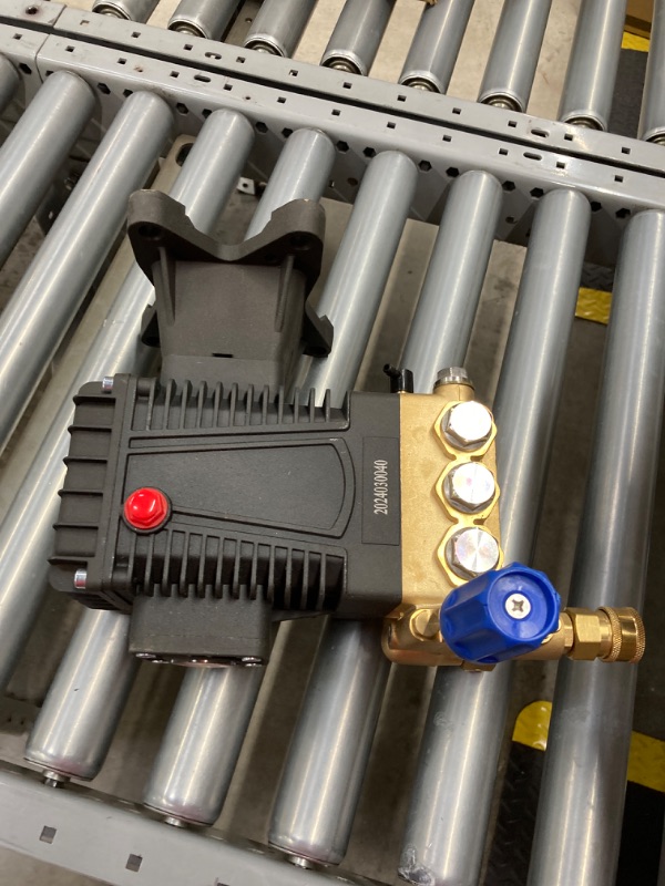 Photo 1 of Biswing Pressure Washer Pump, 1" Shaft Horizontal Triplex Plunger, 4400 PSI Max, 4 GPM, Direct Drive Pump with Adjustment Unloader, Replacement Pumps for Cold Water Gas Power Pressure Washer