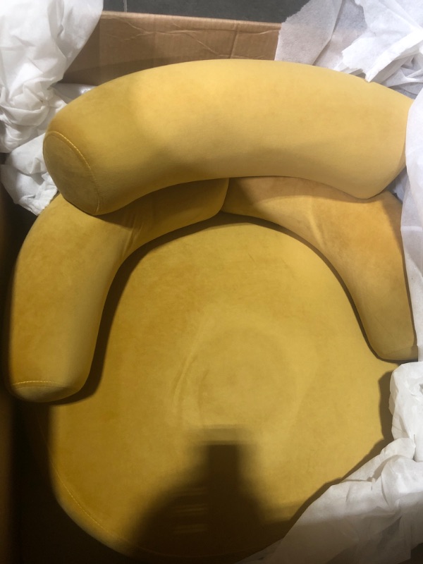 Photo 3 of Dewhut Mid Century 360 Degree Swivel Cuddle Barrel Accent Sofa Chairs (see all images) 