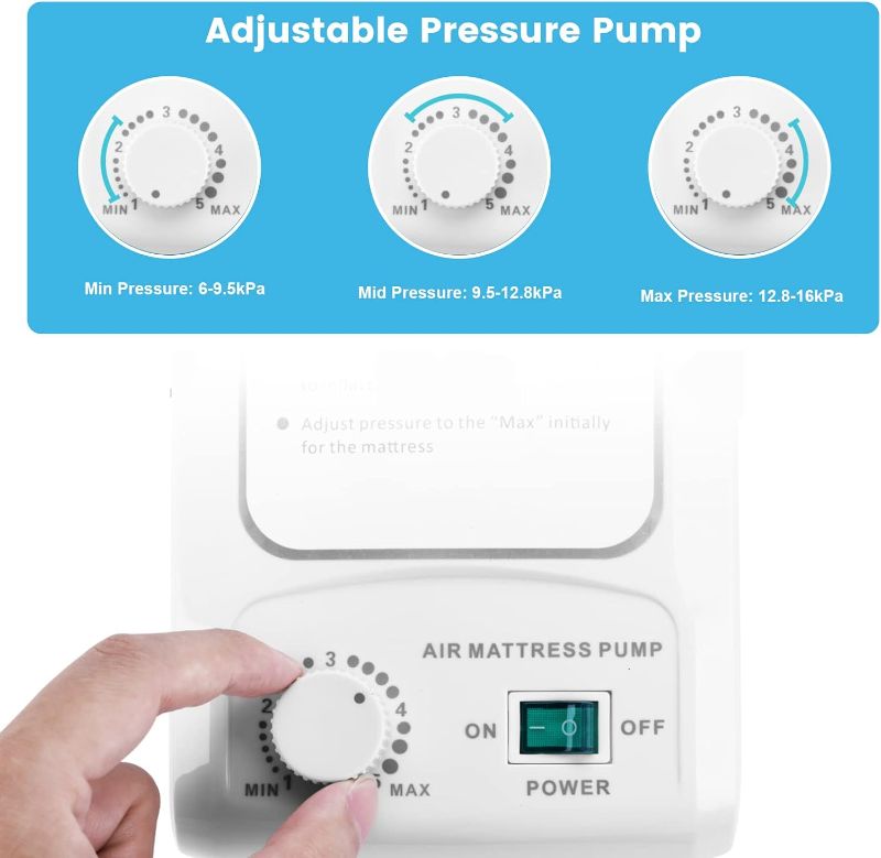 Photo 1 of Air Mattress Pump, White