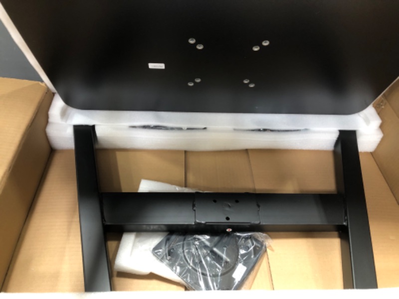 Photo 1 of MPETAPT 28 Inch Height Adjustable Laptop Sit to Stand Desk with Wheels, Adjustable Rolling Standing Laptop Mobile Desk Cart Coffee Table