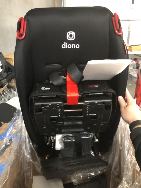 Photo 2 of (READ FULL POST) Diono Radian 3R, 3-in-1 Convertible Car Seat, Rear Facing & Forward Facing, 10 Years 1 Car Seat, Slim Fit 3 Across, Jet Black Radian 3R Fits 3 Across Black Jet