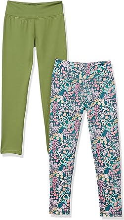 Photo 1 of Amazon Essentials Girls and Toddlers' Full-Length Active Leggings,  XXL