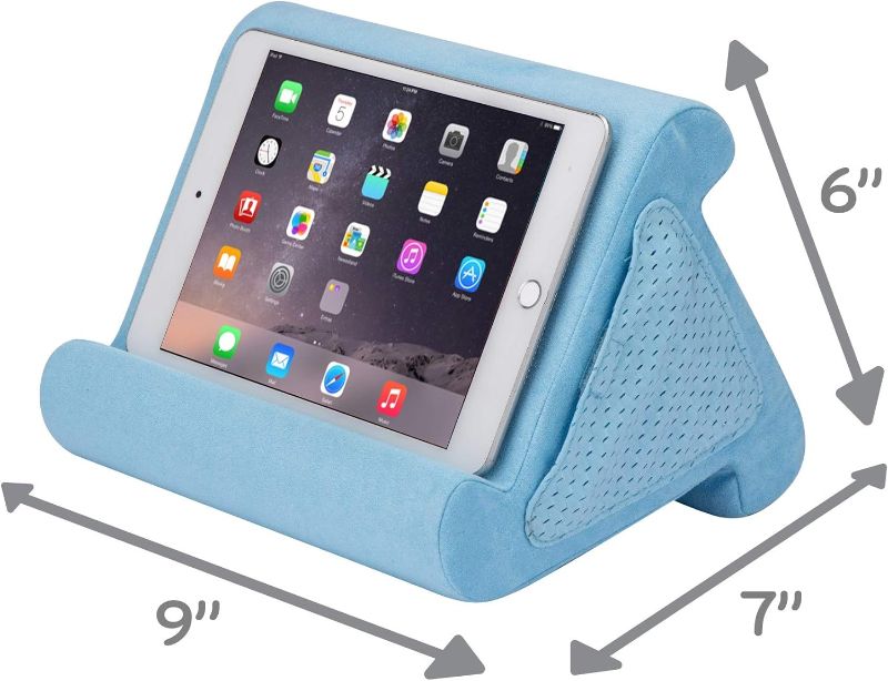 Photo 1 of *different color* Flippy Fun Size, Compact Multi-Angle Soft Pillow Lap Stand for Mini iPads, Tablets, eReaders, Smartphones, Books, for All Ages, Easy to Store and Travel (Smokey)