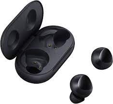 Photo 1 of *dirty* Samsung Galaxy Buds True Wireless In-Ear Headphones (Black)