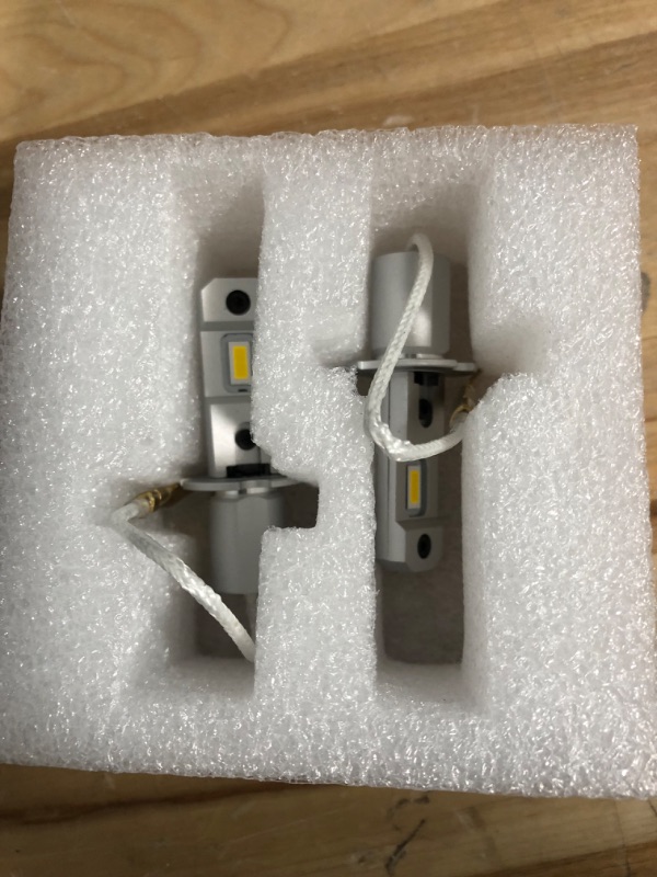 Photo 1 of SUPAREE H4 LED Headlight Bulbs, Upgrade 1000% Super Brightness with 16 CSP Chips, 1:1 Mini Size Plug and Play, 6500K Cool White, Pack of 2 H4 WHITE