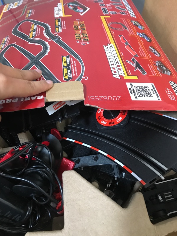 Photo 2 of Carrera GO!!! Electric Powered Slot Car Racing Kids Toy Race Track Set 1:43 Scale, Ferrari Pro Speeders