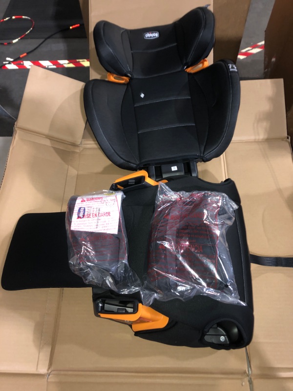 Photo 2 of (READ FULL POST) Chicco KidFit ClearTex Plus 2-in-1 Belt-Positioning Booster Car Seat, Backless and High Back Booster Seat, for Children Aged 4 Years and up and 40-100 lbs. | Obsidian/Black KidFit Plus with ClearTex® No Chemicals Obsidian