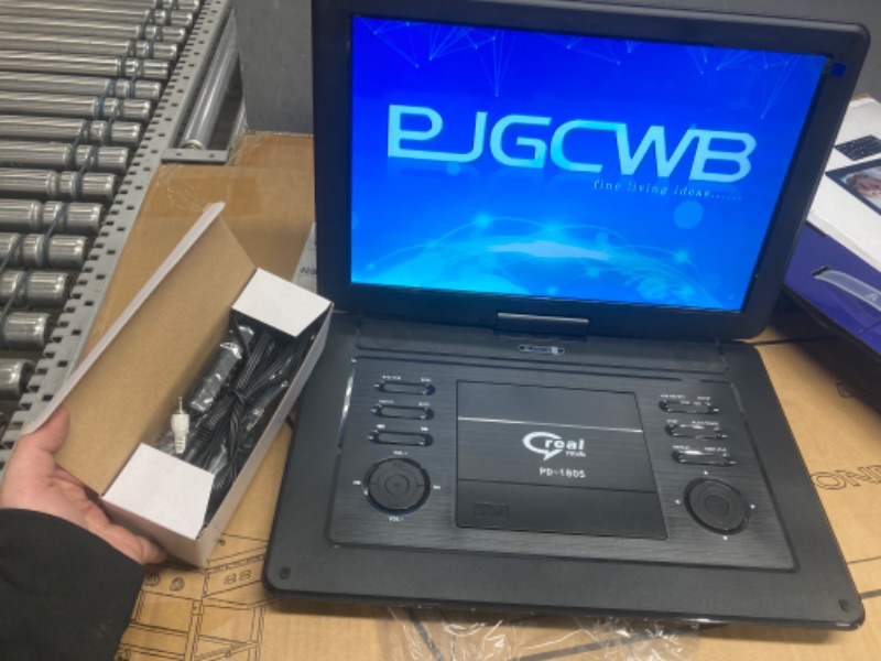 Photo 2 of Missing storage bag• PJGCWB 17.9" Portable DVD Player with 15.6" Large HD Screen,High Volume Speaker,with Extra Carrying Bag,Black……