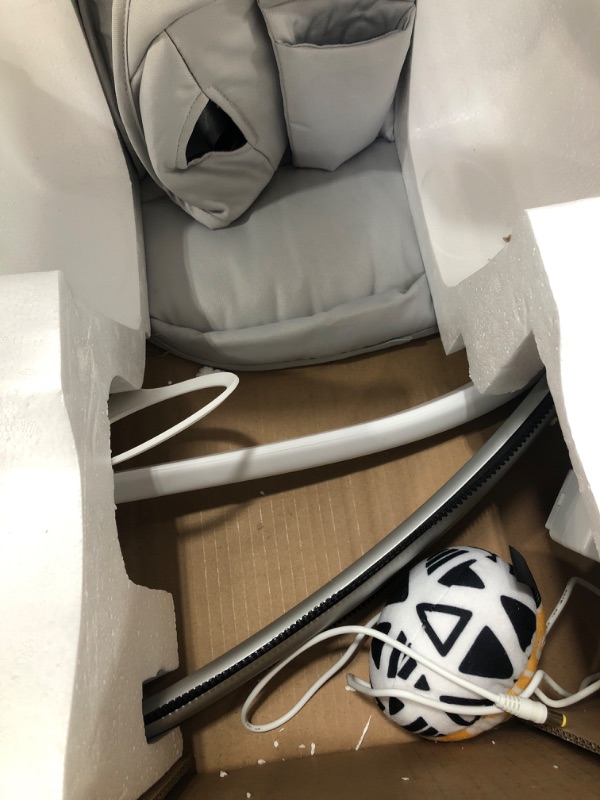 Photo 4 of 4moms MamaRoo Multi-Motion Baby Swing, Bluetooth Enabled with 5 Unique Motions, Grey
