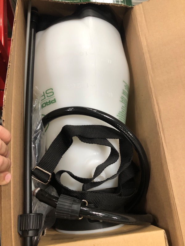 Photo 2 of **DOES NOT COME WITH PUMP AND BATTERY** Scotts 190567 Lithium-Ion Battery Powered Pump Zero Technology Sprayer, 2-Gallon, White/black